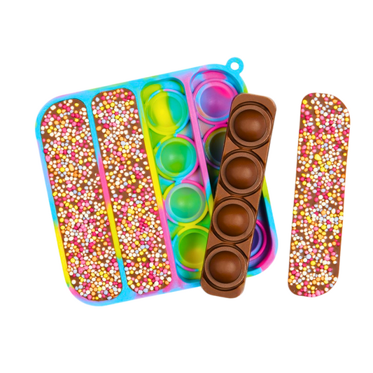Pop a Treat! Milk Chocolate in a Fidget Toy