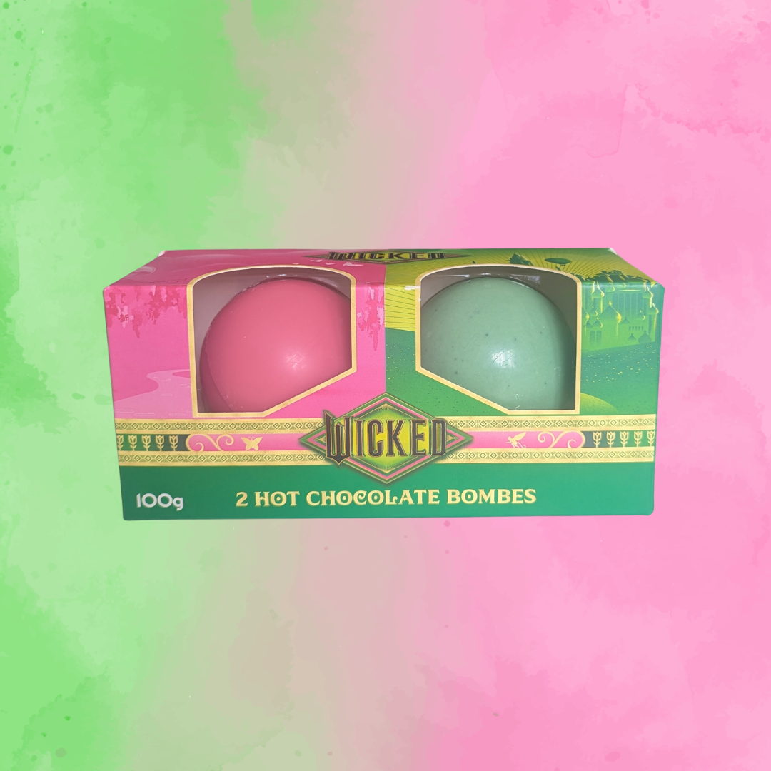 Wicked Hot Chocolate Bombes - Pink & Green Hot Chocolate Bombs